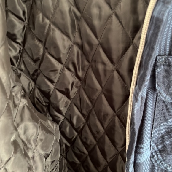 Wrangler Authentics Blue/Black Plaid Quilted Jacket Size XL - Picture 5 of 5